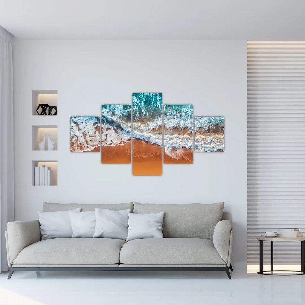 Obraz plaży morskiej (125x70 cm)