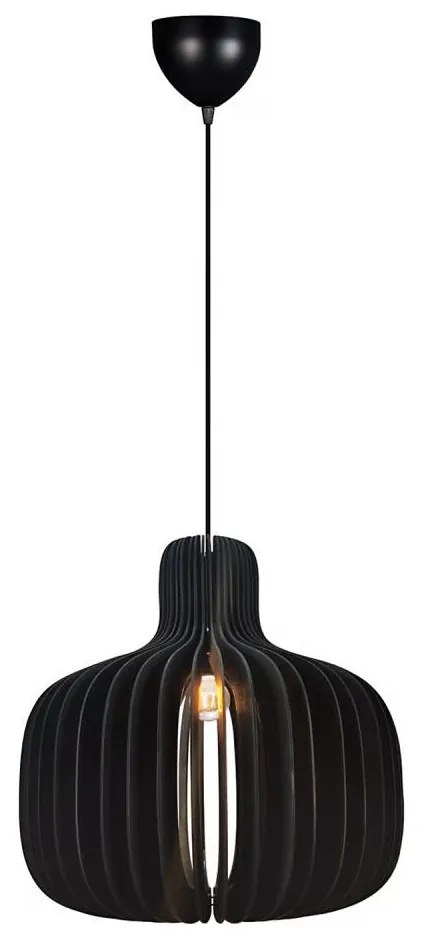 Nordlux - Lampa wisząca na przewodzie HAZO 1xE27/60W/230V czarna