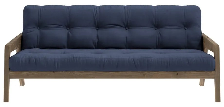 Niebieska rozkładana sofa 204 cm Grab – Karup Design