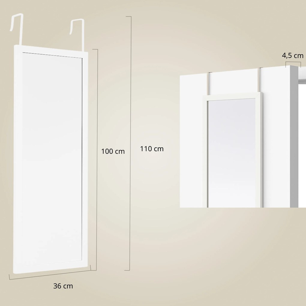 Lustro na drzwi AINA, 36 x 110 cm