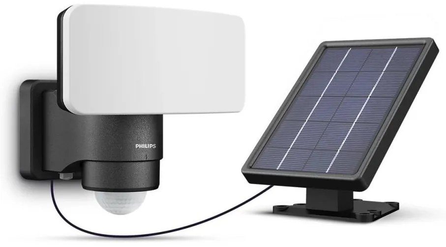Philips TYLUS LED 6W 3,7V 5000K IP44 solarny kinkiet z czujnikiem