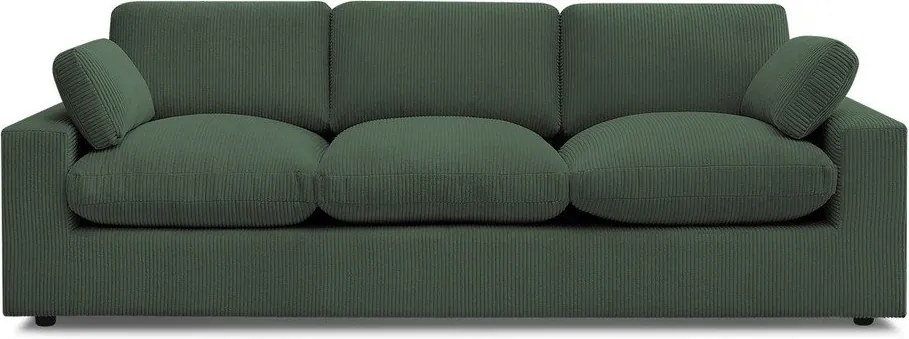 Zielona sztruksowa sofa 250 cm Belair – Bobochic Paris