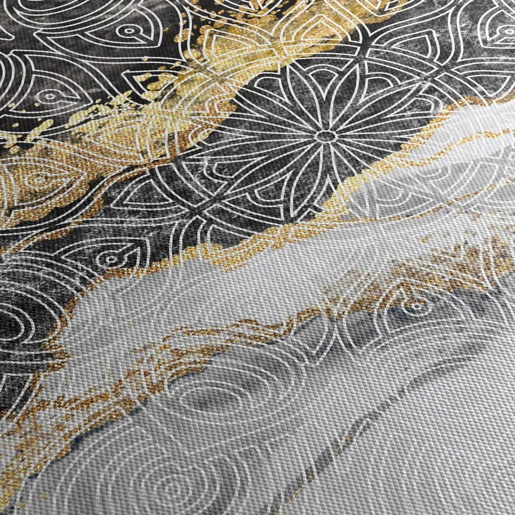 Obraz - Mandala w marmurze (125x70 cm)