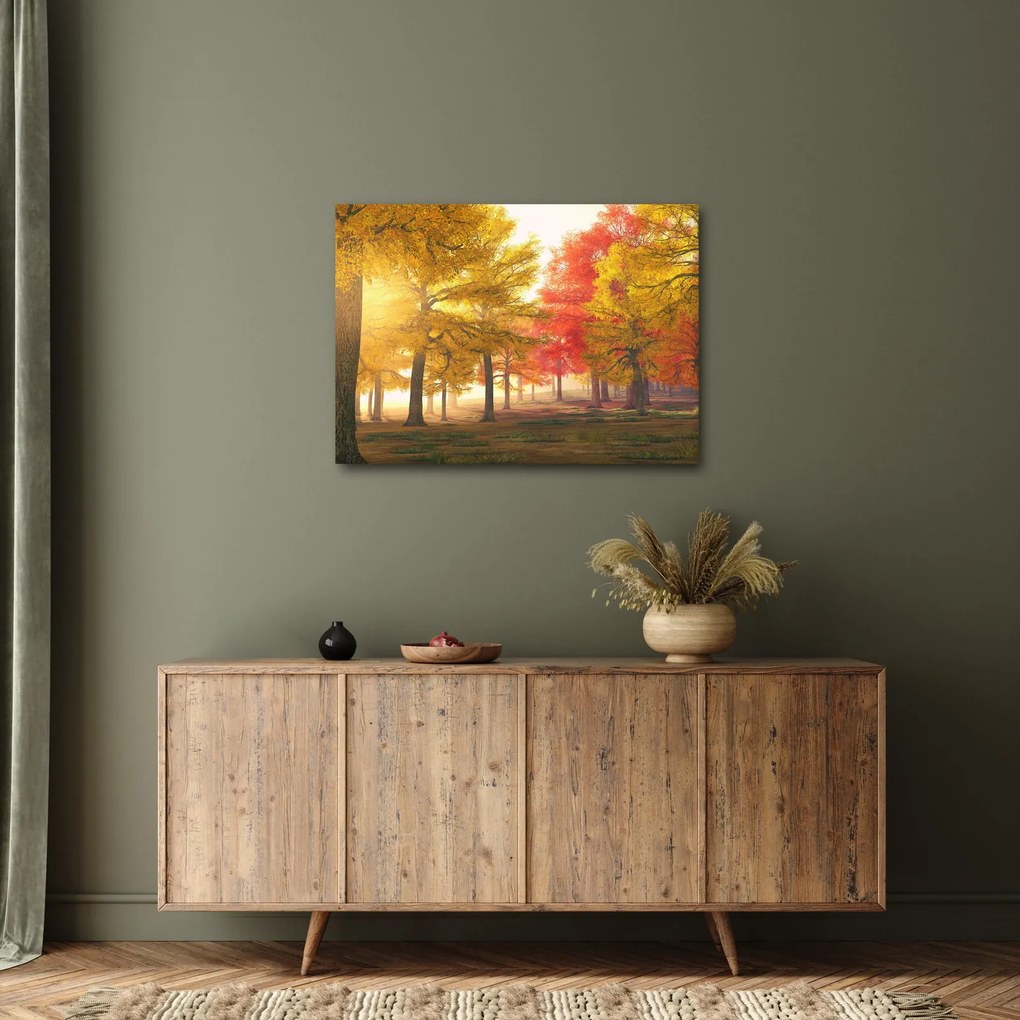 Obraz jesiennych drzew (70x50 cm)