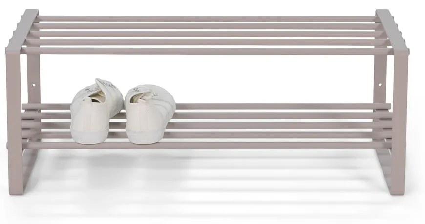 Szarobeżowy metalowy regał na buty Rex – Spinder Design