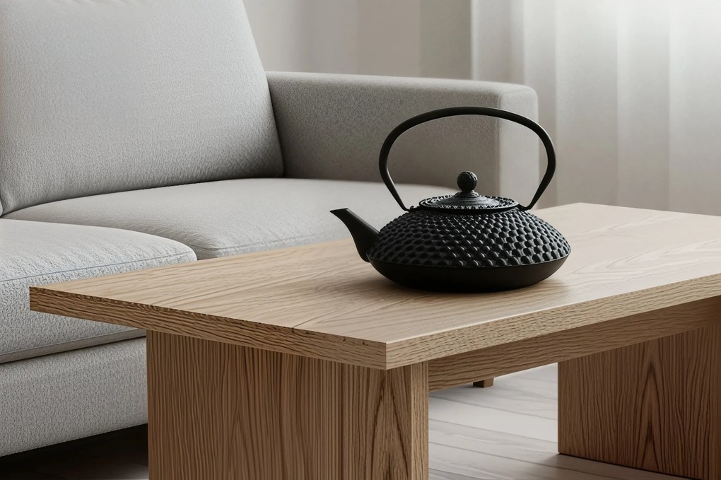 Czajnik żeliwny z zaparzaczem MIKA, 1250 ml