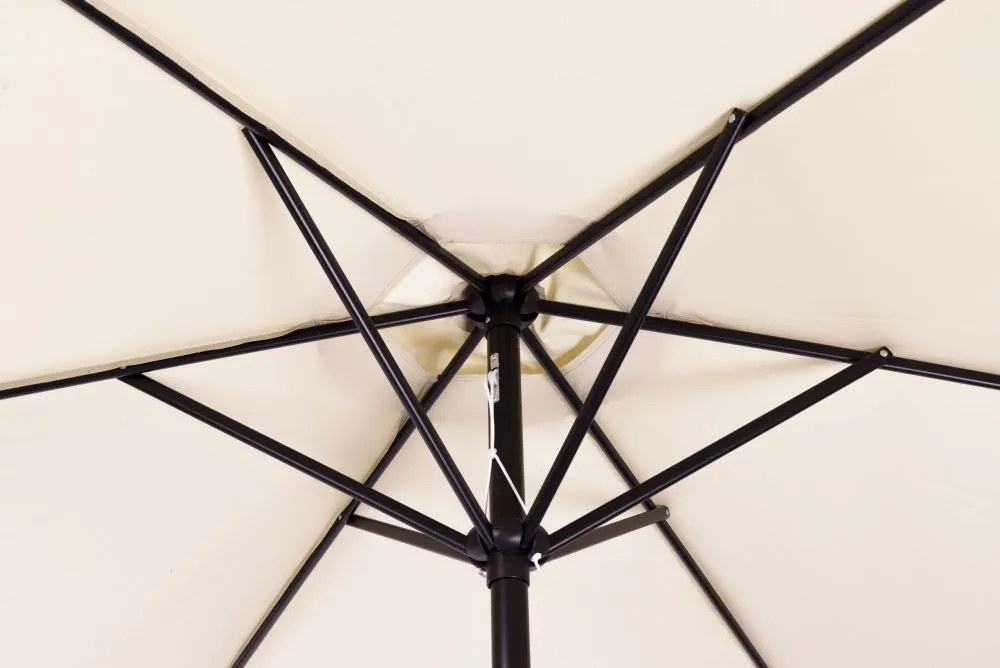 Duży parasol ogrodowy łamany, skośny SL-UM003C, beżowy