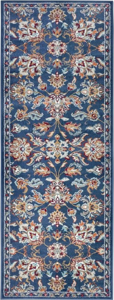 Dywan klasyczny Luxor granatowy 80 cm x 240 cm