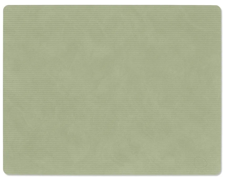 Mata stołowa ze skóry ekologicznej 35x45 cm Square L Corduroy – LIND DNA
