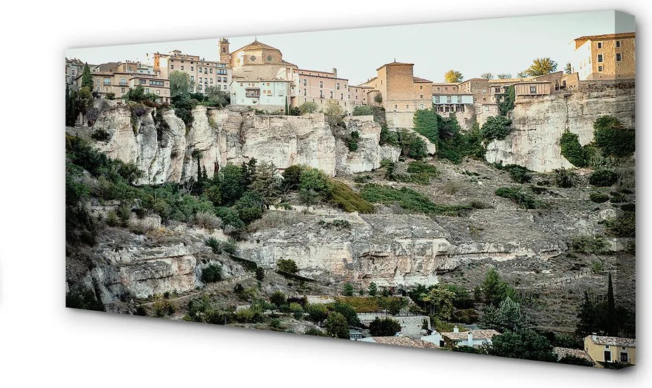 Zdjęcie na płótnie Górska Panorama Hiszpańskiego Miasta