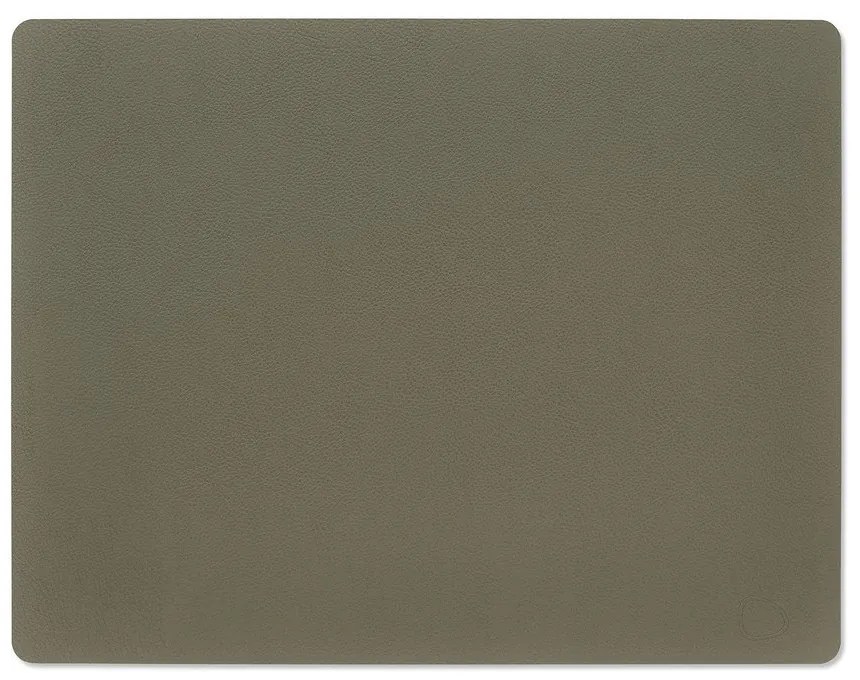 Mata stołowa ze skóry ekologicznej 35x45 cm Square L Serene – LIND DNA