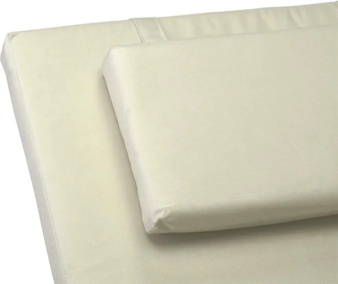 DIVERO Zestaw poduszek do leżaka 2 szt, krem