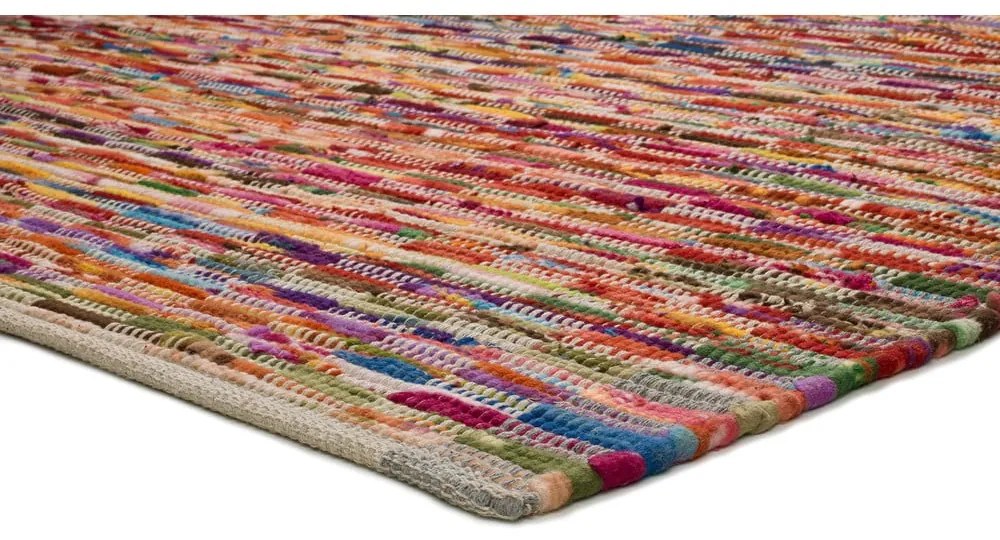 Dywan z włókien z recyklingu tkany ręcznie 150x220 cm Reunite – Universal