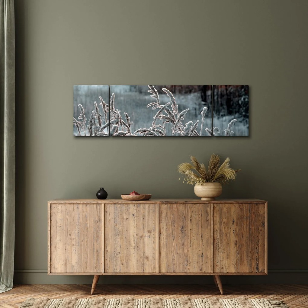 Obraz - Frozen Meadow (170x50 cm)