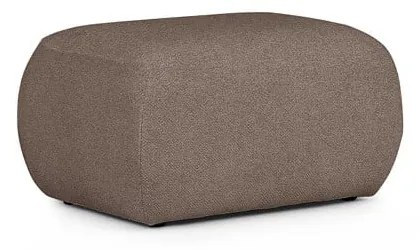 Brązowy podnóżek z materiału bouclé Mirel – Rodier