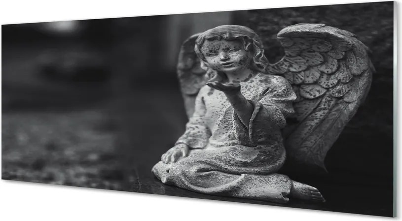 Szklany Panel Posążek Anioła