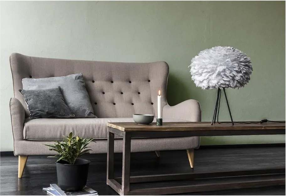 Jasnoszary abażur ø 45 cm Eos medium – UMAGE