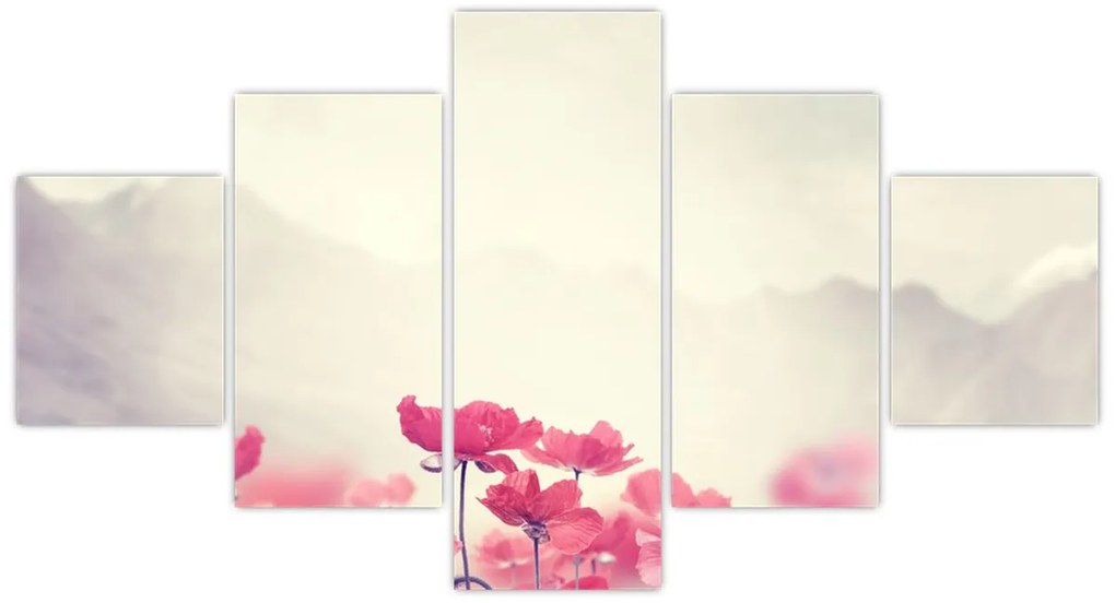 Obraz - Maki (125x70 cm)