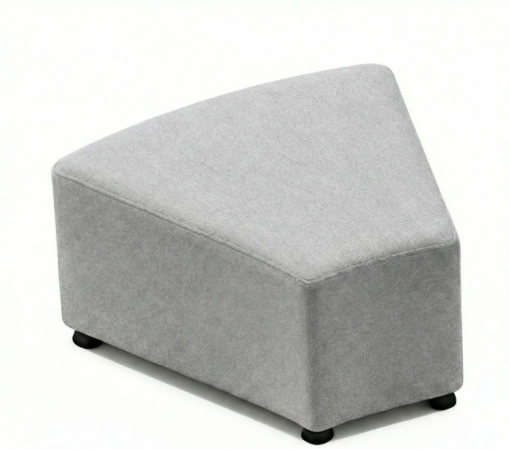 Siedzisko LEA, trójkąt, jasnoszare