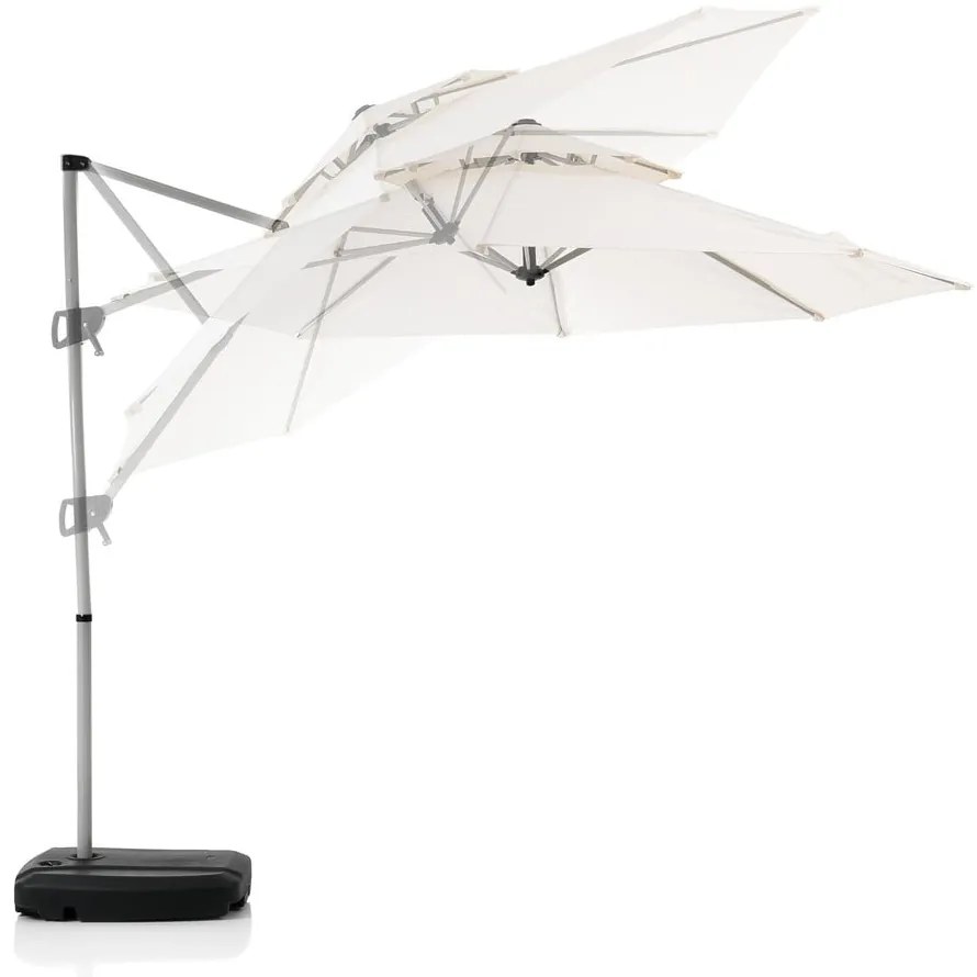 Biały parasol ogrodowy ø 350 cm Numana – Tomasucci
