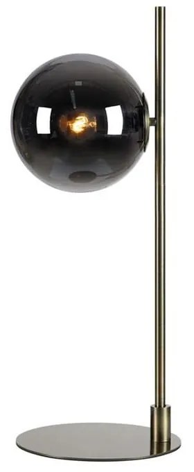 Czarna lampa stołowa Markslöjd Dione, wys. 62,5 cm