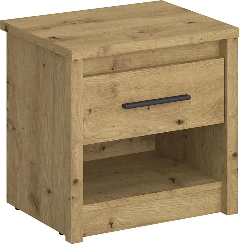 Klasyczna Szafka Nocna Z Szufladą Dąb Artisan T1-T59