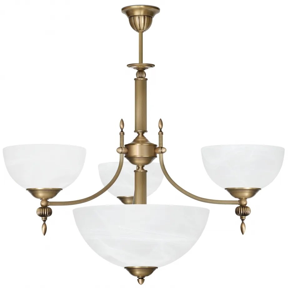 Żyrandol mosiężny do salonu H-S4A