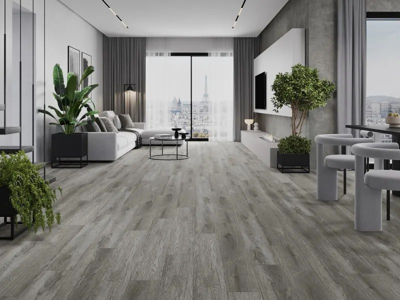 Mexen Claremont próbka paneli winylowych SPC 6,5 mm, podkład IXPE 1,5 mm, 4 V-Fuga, Dąb - F1039-S