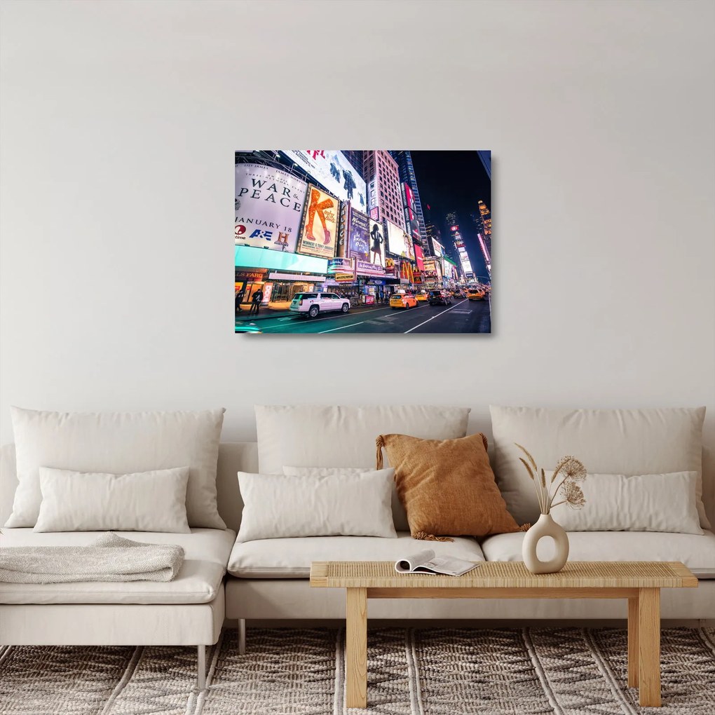 Obraz na szkle - New York Theater District (70x50 cm)