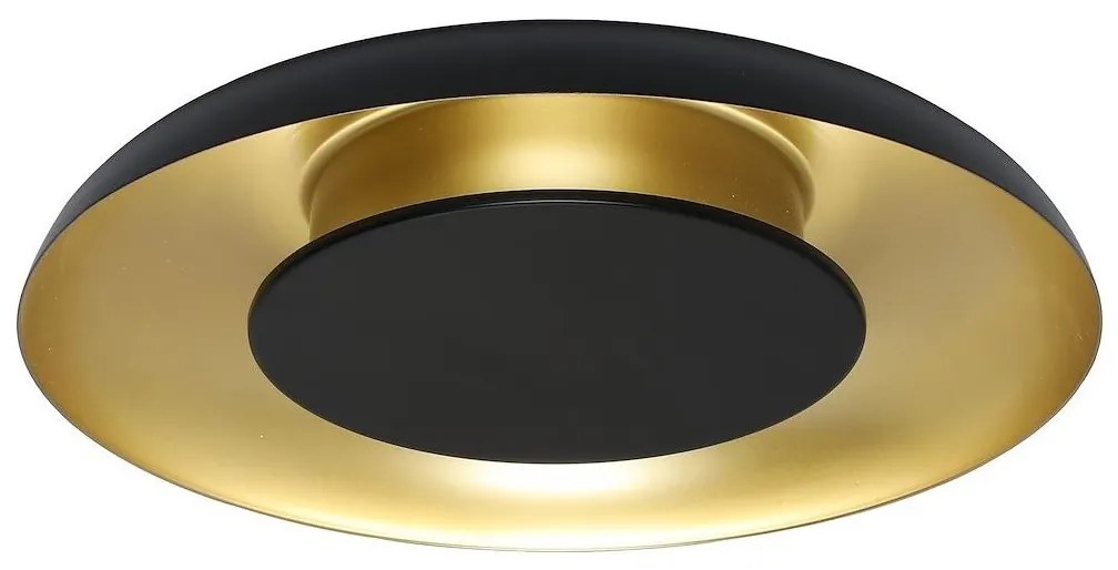 Oprawa sufitowa LED PIATTINO LED/30W/230V 3000/4000/6000K Ø 40 cm czarny/złoty