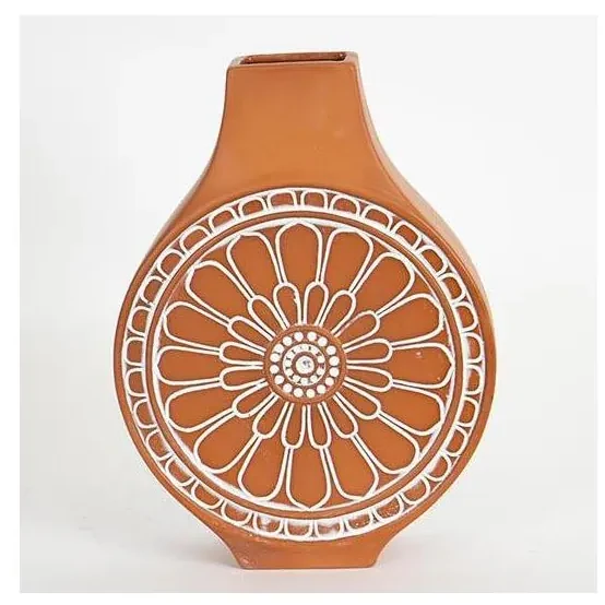 Wazon ceramiczny 28,7x21,3x8,1 cm ceglasta