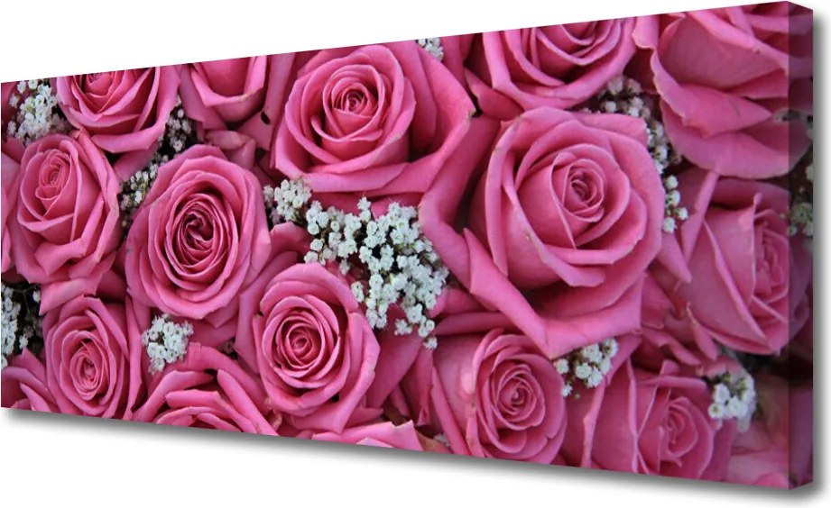 Fotoobraz na płótnie Herbaciane Róże w Rozkwicie