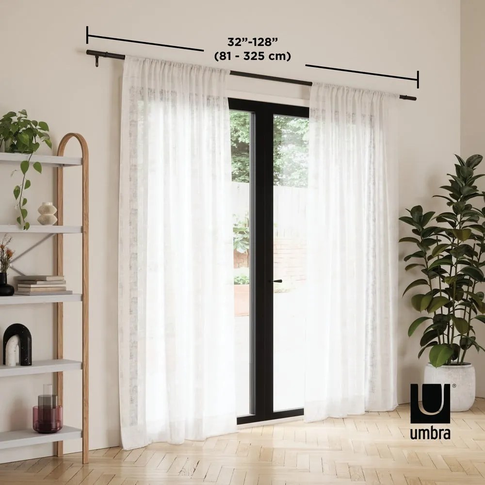 Stalowy regulowany karnisz 81 - 325 cm Zen – Umbra