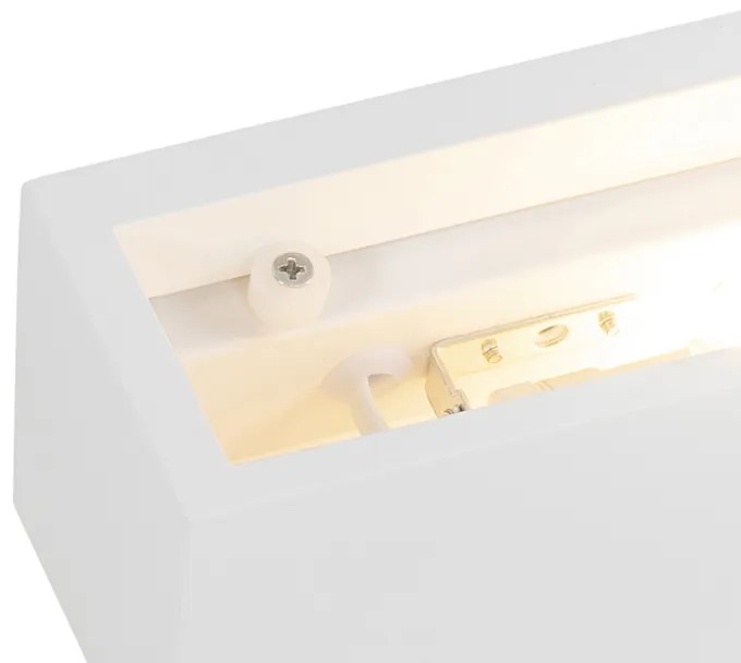 Nowoczesna lampa ścienna biała - Santino Novo