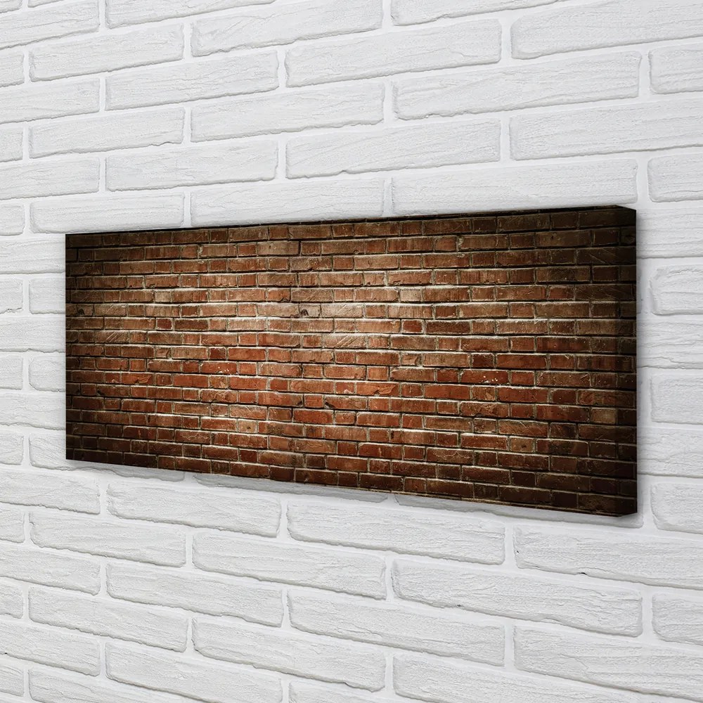 Duży obraz na płótnie Zabytkowa Ściana Ceglana