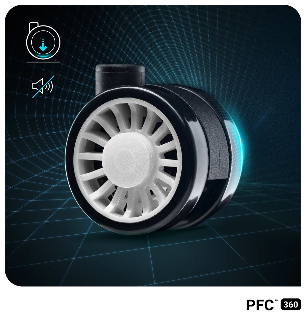 Fotel gamingowy Diablo X-One 2.0 Normal Size, czarno-biały