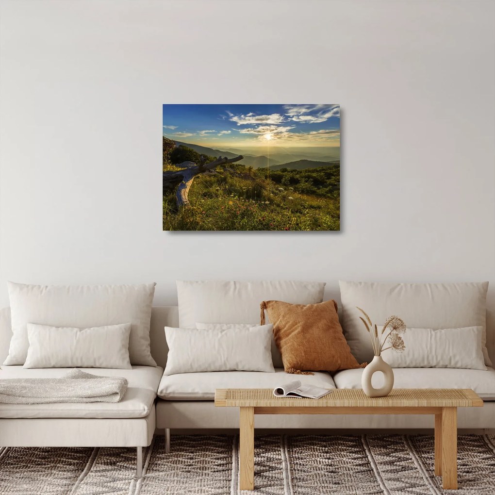 Obraz na szkle - Widok na otoczenie (70x50 cm)