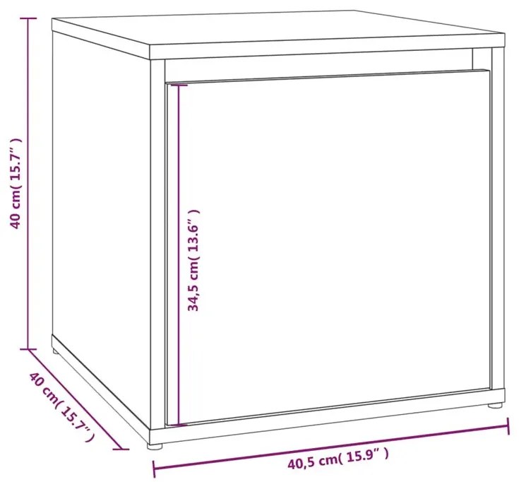 Minimalistyczny komplet mebli do przedpokoju beton - Hazi