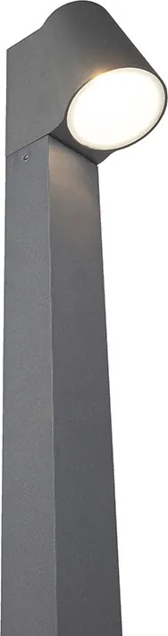 Nowoczesna lampa podłogowa zewnętrzna antracytowa z LED - Uma