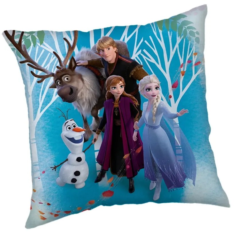 Polarowa poduszka dziecięca Frozen "Family" – Jerry Fabrics