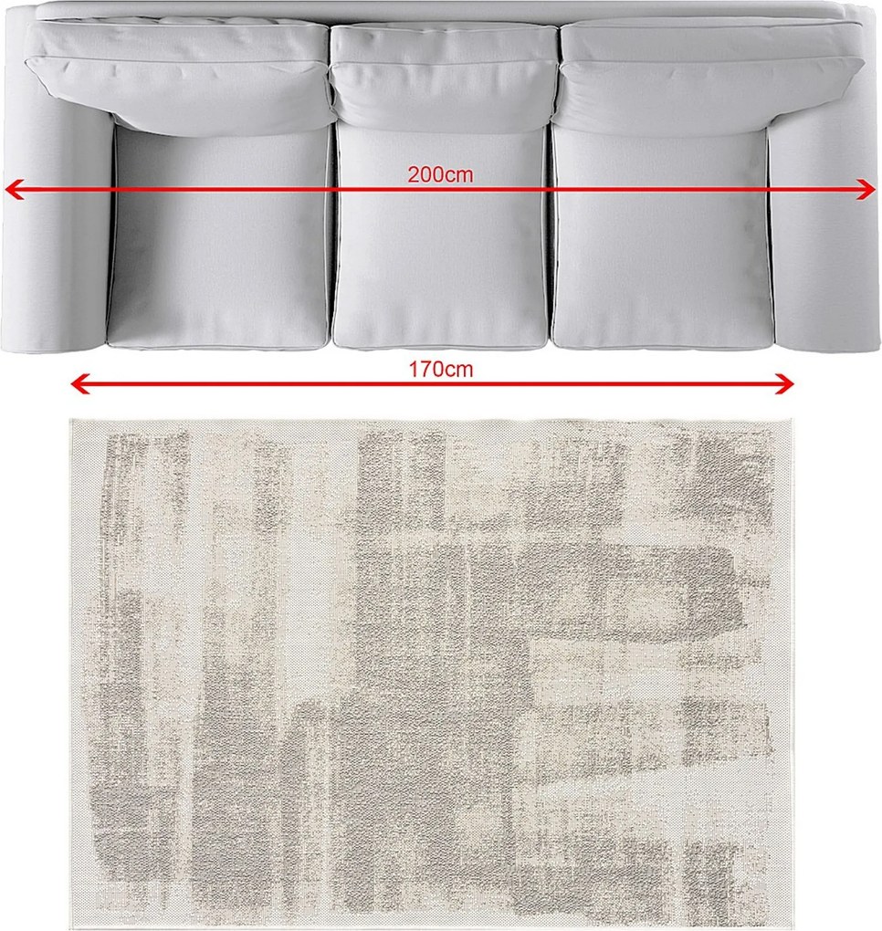 Dywan Abstract Gray II 120x170 cm