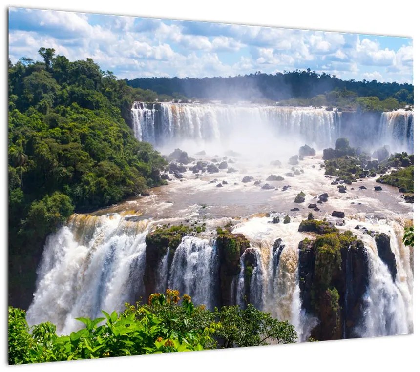 Obraz wodospadu Iguassu (70x50 cm)