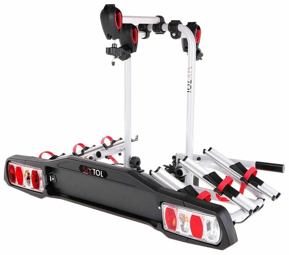 Sixtol Bagażnik rowerowy na hak holowniczy BIKE 3, 3 rowery, M