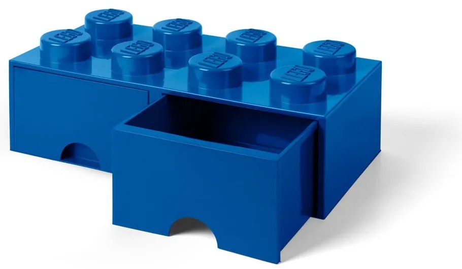 Niebieski pojemnik z 2 szufladami LEGO®