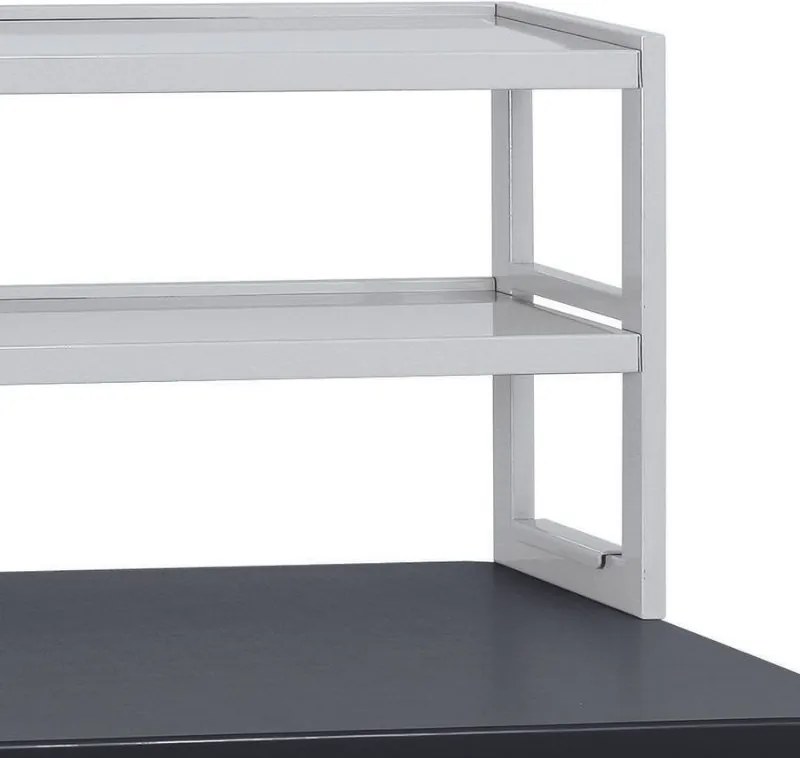 Dodatkowe półki na narzędzia do stołów G4, 2 półki, nośność 40 kg, 1800 x 300 x 450 mm