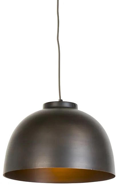 Przemysłowa lampa wisząca brązowa 40 cm - HoodiPrzemysłowy Oswietlenie wewnetrzne