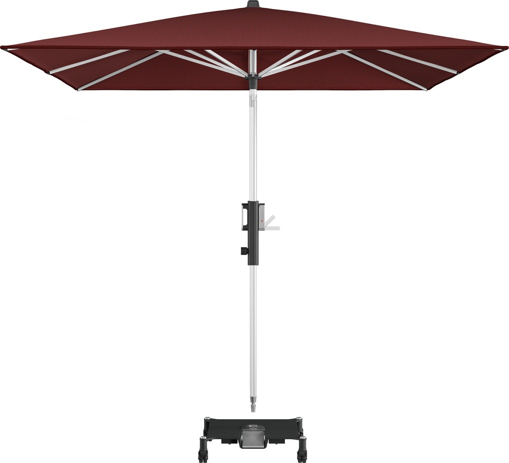Knirps PHOENIX parasol ogrodowy 245 x 245 cm bordowy