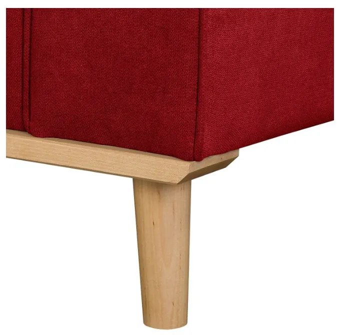 Czerwona sofa 193 cm Beata – Ropez