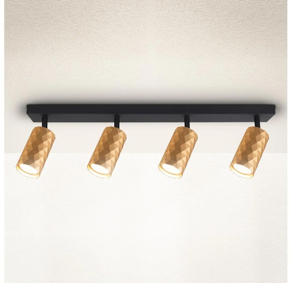 Brilagi - Oprawa punktowa SELE DIAMANT 4xGU10/30W/230V złota