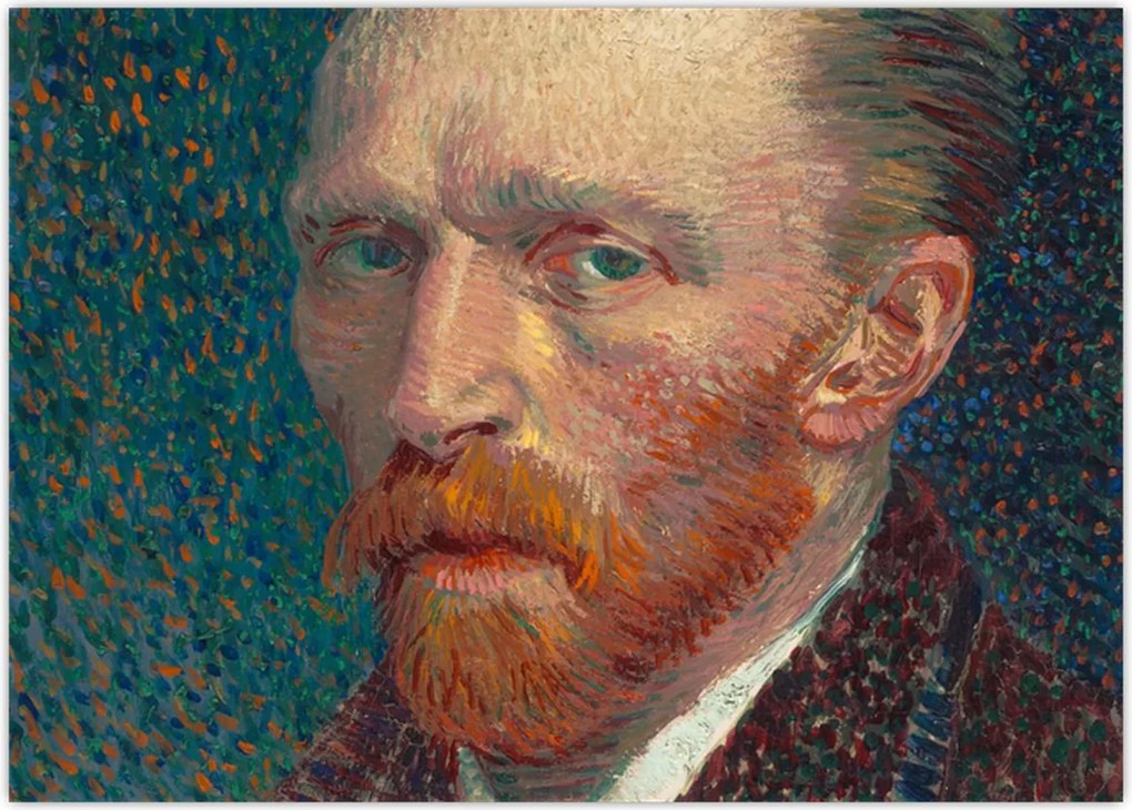 Obraz -  Vincent van Gogh, Self-Portrait, reprodukcje (70x50 cm)
